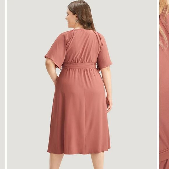 NWT BloomChic belted dress 22/3X - Picture 2 of 10